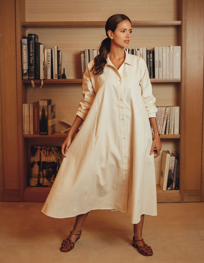 Daphne Wilde WHAT'S HOT Stella In Cream Cotton 8 Daphne Wilde WHAT'S HOT Stella In Cream Cotton