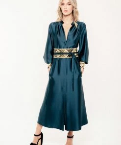 RosewaterHouse CLOTHING Isfahan Dress - Peacock