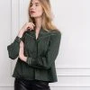 The Shirt By Rochelle Behrens The Gabrielle Shirt, Hunter