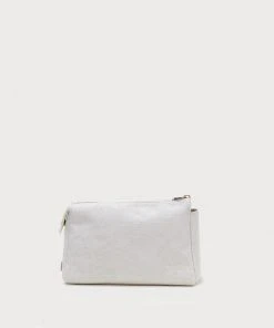 Neely & Chloe No. 30 The Small Canvas Pouch Pebble