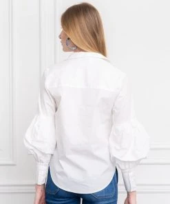 The Shirt By Rochelle Behrens The Molly Shirt, White