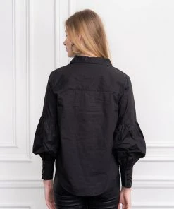 The Shirt By Rochelle Behrens The Molly Shirt, Black