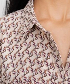 The Shirt By Rochelle Behrens The Signature Shirt W/ Ruffled Pocket