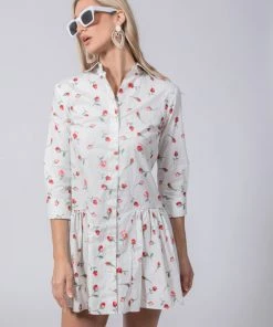 The Shirt By Rochelle Behrens The Drop Waist Shirt Dress