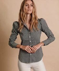 The Shirt By Rochelle Behrens The Puff Shoulder Shirt