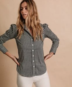 The Shirt By Rochelle Behrens The Puff Shoulder Shirt