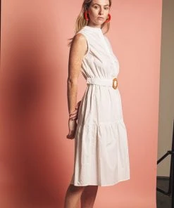 The Shirt By Rochelle Behrens The Sleeveless Camelot Dress