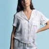 The Shirt By Rochelle Behrens The Short Sleeve + Shorts Pajama Set