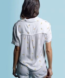 The Shirt By Rochelle Behrens The Short Sleeve + Shorts Pajama Set