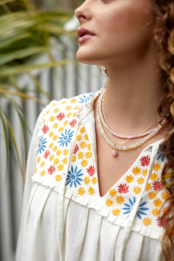 The Coast Brand WHAT'S HOT Tiburon Top - Burnt Red/Blue/Saffron 6 The Coast Brand WHAT'S HOT Tiburon Top - Burnt Red/Blue/Saffron