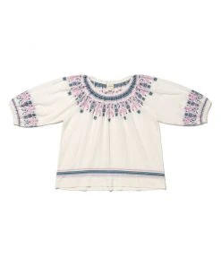 The Coast Brand Tokeneke Top - Mint/Light Violet/Navy WHAT'S HOT