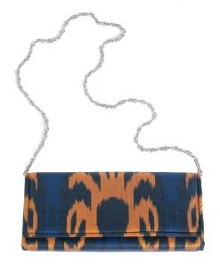 Larkin Lane Hayfields Silk Ikat Cassie Clutch