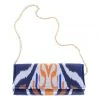Larkin Lane Newton Silk Ikat Cassie Clutch 2 Larkin Lane Newton Silk Ikat Cassie Clutch