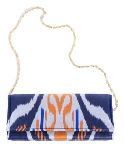 Larkin Lane Newton Silk Ikat Cassie Clutch