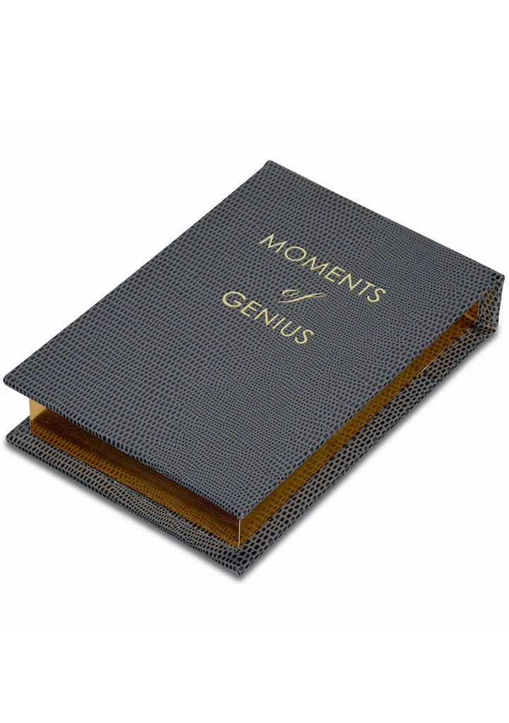 Sloane Stationery Moments Of Genius Notepad - Grey 3 Sloane Stationery Moments Of Genius Notepad - Grey