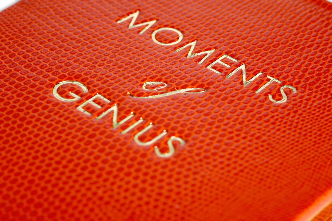 Sloane Stationery Moments Of Genius Notepad - Orange Stationery & Home 6 Sloane Stationery Moments Of Genius Notepad - Orange Stationery & Home