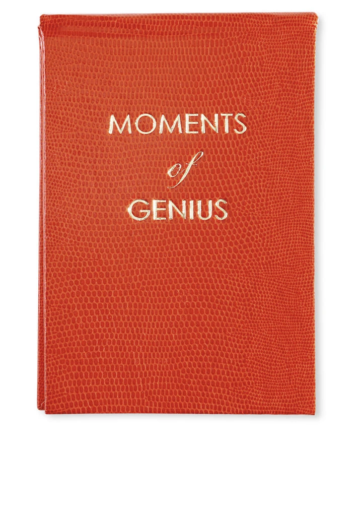Sloane Stationery Moments Of Genius Notepad - Orange Stationery & Home 4 Sloane Stationery Moments Of Genius Notepad - Orange Stationery & Home
