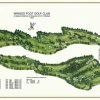 Vintage Golf Course Maps Winged Foot Map Father's Day