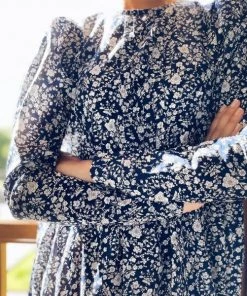 Nina Blanc CLOTHING THE NAVY MANUELA DRESS