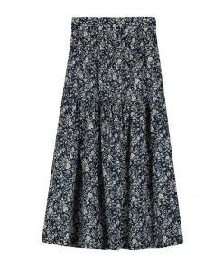 Nina Blanc CLOTHING THE NAVY LAUREN SKIRT