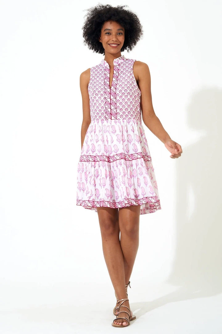 OLIPHANT Yoke Dress- Tulip Pink 6 OLIPHANT Yoke Dress- Tulip Pink