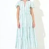 OLIPHANT V-Neck Maxi- Archer Green