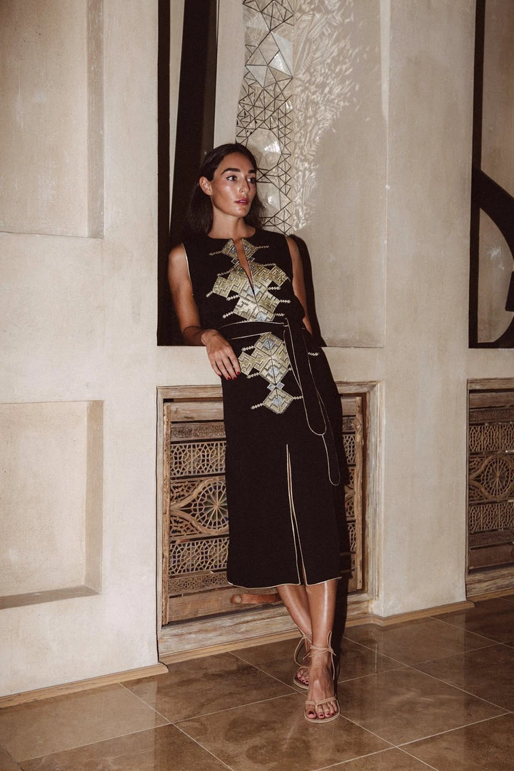 RosewaterHouse Aftab Dress - Black CLOTHING 4 RosewaterHouse Aftab Dress - Black CLOTHING