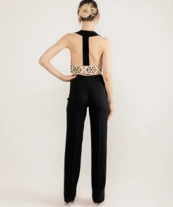 RosewaterHouse Kaveh Straight Leg Pant - Black CLOTHING