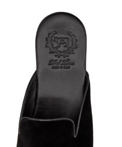 Del Toro Women's Black Velvet House Slipper WHAT'S HOT