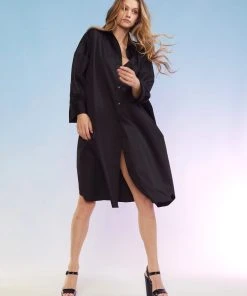 Cynthia Rowley Oversized Shirt Dress