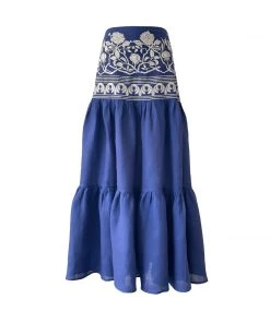 De Castro Blue Espinas Skirt