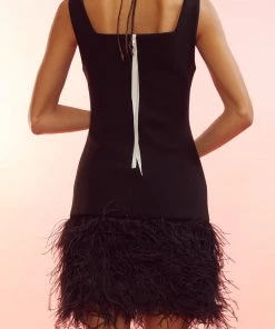 Cynthia Rowley WHAT'S HOT Bonded Feather Dress