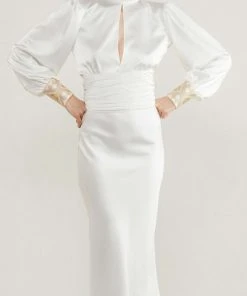 RosewaterHouse CLOTHING Avin Slip Skirt - Ivory