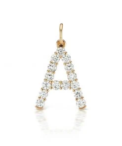 Briony Raymond Confetti Diamond Letter Pendant