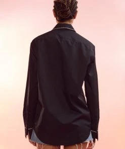 Cynthia Rowley Crystal Button Down Shirt WHAT'S HOT