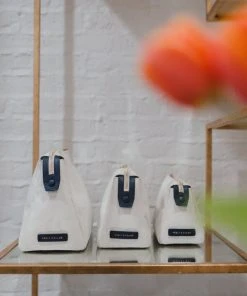 Neely & Chloe No. 31 The Medium Canvas Pouch Pebble