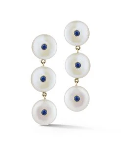 Couplet Les Perles Three Drop Earring Cool As IKat