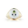 Couplet Les Perles Three Stone Signet Ring ACCESSORIES