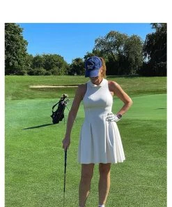 HEDGE WHAT'S HOT Dune Racerback Dress With Collar 23 HEDGE WHAT'S HOT Dune Racerback Dress With Collar