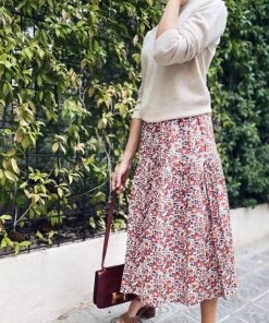 Nina Blanc CLOTHING THE BROWN LAUREN SKIRT