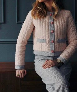 Nina Blanc The Coco Quilted Jacket CLOTHING 11 Nina Blanc The Coco Quilted Jacket CLOTHING