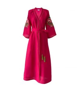 De Castro Bougainvillea Dress