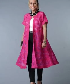 Larkin Lane Felted Wool Swing Coat