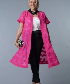 Larkin Lane Felted Wool Swing Coat