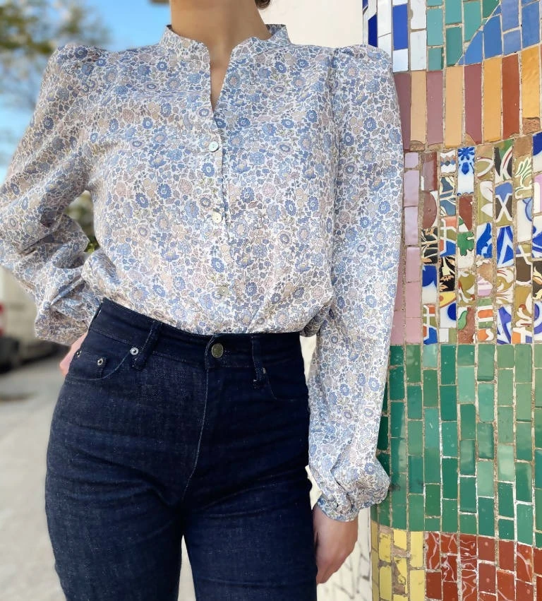 Nina Blanc Tops THE ABBY BLOUSE 7 Nina Blanc Tops THE ABBY BLOUSE