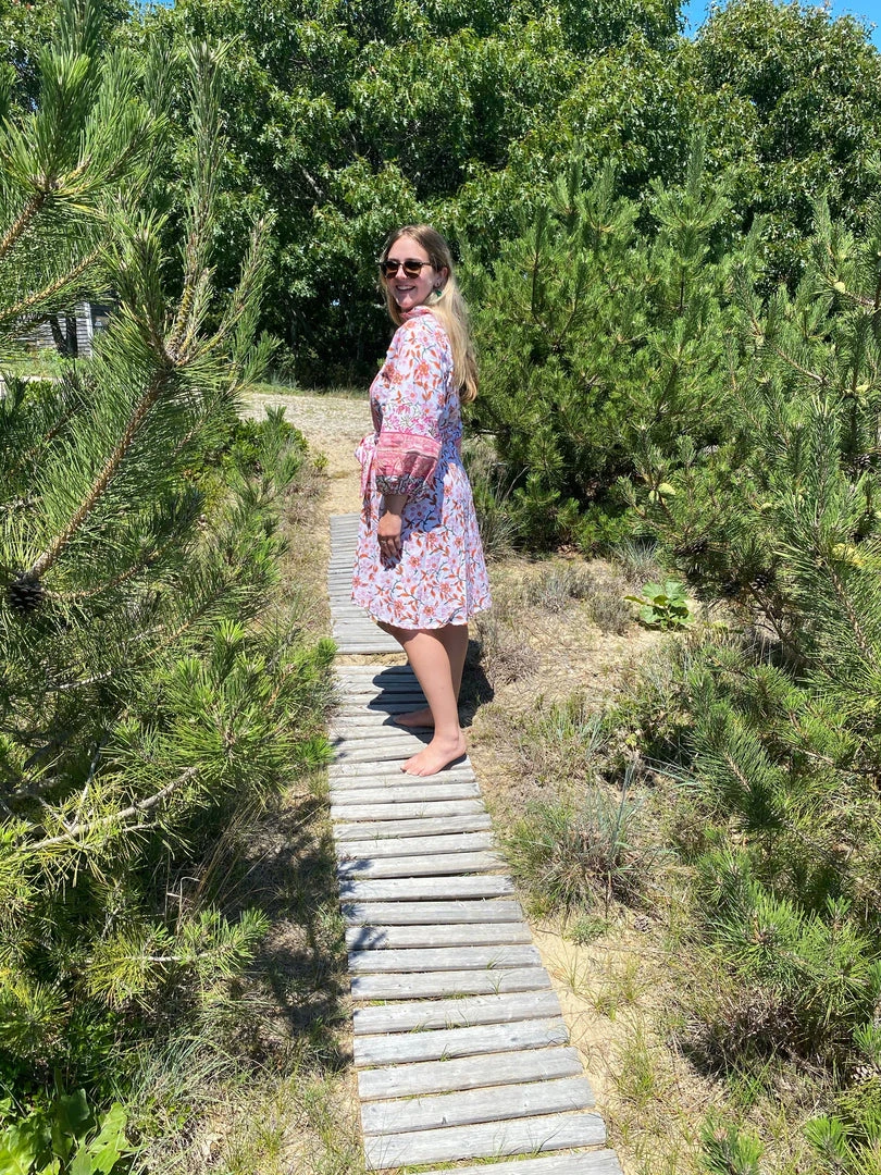 Sue Sartor Flounce™️ Shorty | Pink / Kumquat CLOTHING 7 Sue Sartor Flounce™️ Shorty | Pink / Kumquat CLOTHING