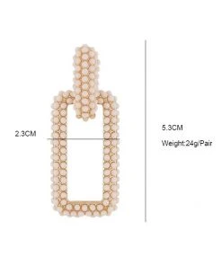 QuayL Chain Link Hoops - Nude ACCESSORIES