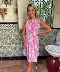 The Kemble Shop Deep Pink Phoebe Dress WHAT'S HOT