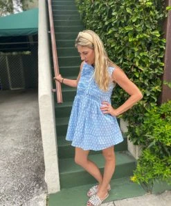The Kemble Shop Deep Periwinkle Phoebe Dress