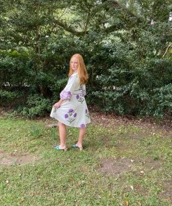 Sue Sartor Flounce™️ Shorty | Purple Marigold